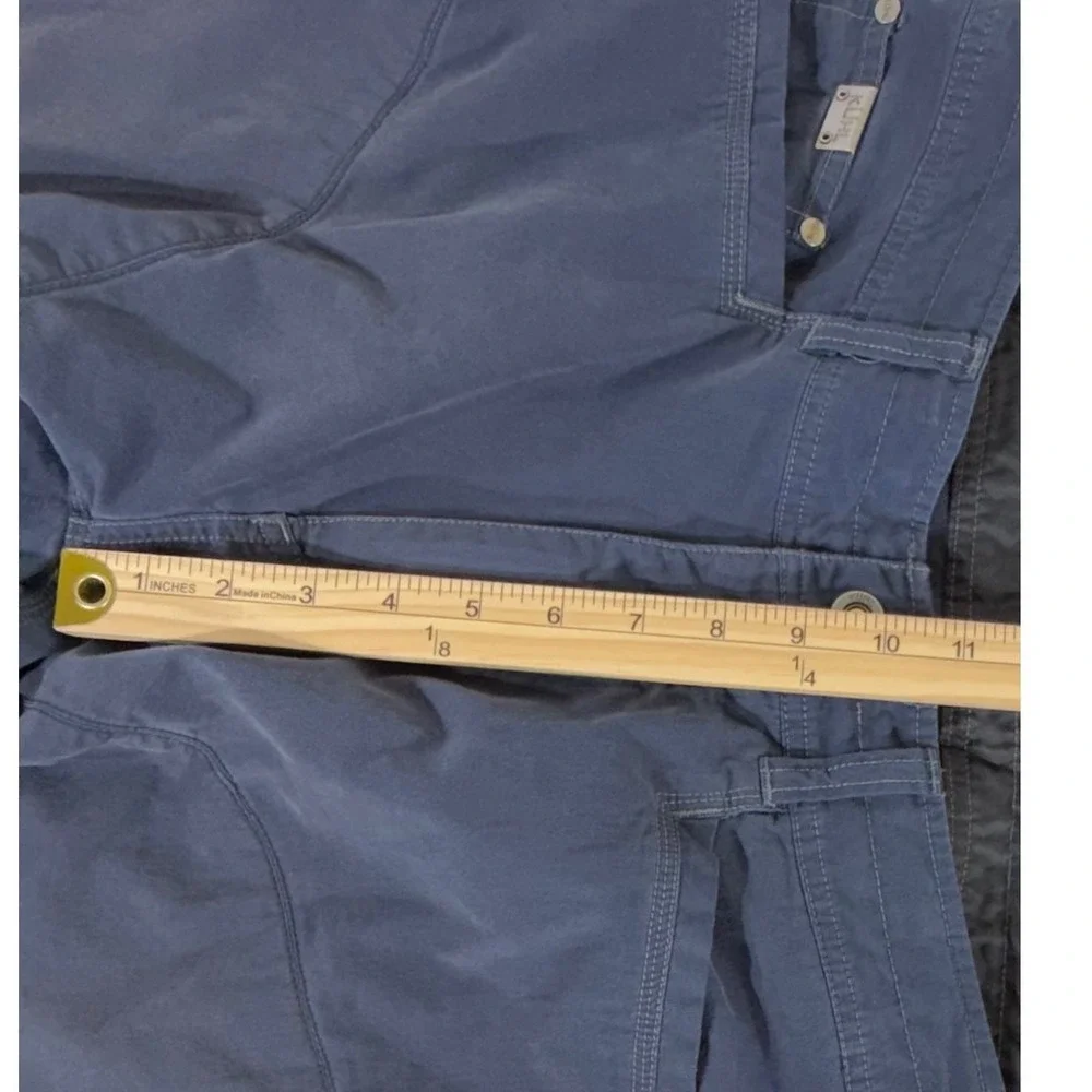 KUHL Radikl Shorts 32 Blue Vented Crotch Hiking Outdoor Utility Gorpcore Casual